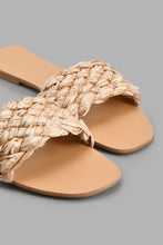 تنزيل الصورة على معرض الصور، Redtag-Brown-Raffia-Mule-Mules-Women's-