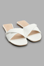 تنزيل الصورة على معرض الصور، Redtag-White-Pleat-Mule-Mules-Women's-