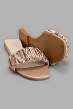 تنزيل الصورة على معرض الصور، Redtag-Taupe-Satin-Pleat-Mule-Mules-Women's-