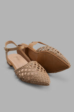 Load image into Gallery viewer, Redtag-Camel-Weave-Mary-Jane-Mary-Jane-Shoes-Women's-