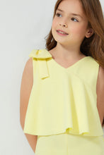 Load image into Gallery viewer, Redtag-Yellow-Frilled-Jumpsuit-Colour:Yellow,-Filter:Girls-(2-to-8-Yrs),-Girls-Jumpsuits,-New-In,-New-In-GIR,-Non-Sale,-S22B,-Section:Kidswear-Girls-2 to 8 Years