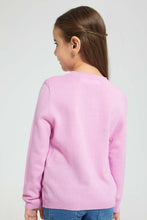 تنزيل الصورة على معرض الصور، Redtag-Pink-Bunny-Embroideredroidery-Pullover-Pullovers-Girls-2 to 8 Years