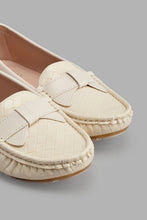 Load image into Gallery viewer, Redtag-Natural-Woven-Moccasin-Moccasins-Women's-