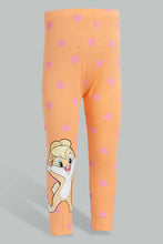 تنزيل الصورة على معرض الصور، Redtag-Pink-Lola-Bunny-Printed-Legging-Leggings-Infant-Girls-3 to 24 Months