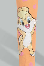 تنزيل الصورة على معرض الصور، Redtag-Pink-Lola-Bunny-Printed-Legging-Leggings-Infant-Girls-3 to 24 Months