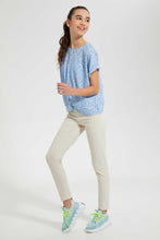 Load image into Gallery viewer, Redtag-Beige-Basic-Legging-Leggings-Senior-Girls-9 to 14 Years