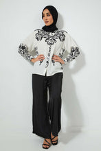 Load image into Gallery viewer, Redtag-White-Aztec-PrinT-Shirt-Blouses-Women's-