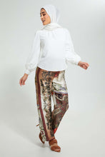 Load image into Gallery viewer, Redtag-White-Lace-Insert-Blouse-Blouses-Women's-