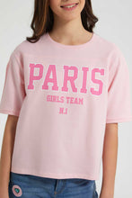 تنزيل الصورة على معرض الصور، Redtag-Pink-Extended-Sleeve-Top-Cropped-Tops-Senior-Girls-9 to 14 Years