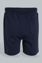 Load image into Gallery viewer, Redtag-Navy-Active-Shorts-With-Placement-Print-Colour:Navy,-Filter:Infant-Boys-(3-to-24-Mths),-Infant-Boys-Shorts,-New-In,-New-In-INB,-Non-Sale,-S22B,-Section:Kidswear,-TBL-Infant-Boys-3 to 24 Months