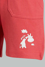 Load image into Gallery viewer, Redtag-Red-Active-Shorts-With-Placement-Print-Colour:Red,-Filter:Infant-Boys-(3-to-24-Mths),-Infant-Boys-Shorts,-New-In,-New-In-INB,-Non-Sale,-S22B,-Section:Kidswear,-TBL-Infant-Boys-3 to 24 Months