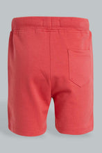 Load image into Gallery viewer, Redtag-Red-Active-Shorts-With-Placement-Print-Colour:Red,-Filter:Infant-Boys-(3-to-24-Mths),-Infant-Boys-Shorts,-New-In,-New-In-INB,-Non-Sale,-S22B,-Section:Kidswear,-TBL-Infant-Boys-3 to 24 Months