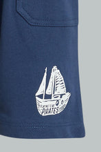 Load image into Gallery viewer, Redtag-Blue-Active-Shorts-With-Placement-Print-Colour:Blue,-Filter:Infant-Boys-(3-to-24-Mths),-Infant-Boys-Shorts,-New-In,-New-In-INB,-Non-Sale,-S22B,-Section:Kidswear,-TBL-Infant-Boys-3 to 24 Months