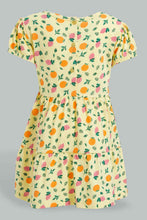 تنزيل الصورة على معرض الصور، Redtag-Pink-Fruit-Printed-Tiero-Dress-Dresses-Infant-Girls-3 to 24 Months