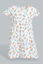 تنزيل الصورة على معرض الصور، Redtag-Mint-Floral-Printed-Tierd-Dress-Dresses-Infant-Girls-3 to 24 Months