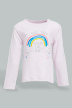 تنزيل الصورة على معرض الصور، Redtag-Lilac-Rainbow-Printed-Pyjama-Set-Colour:Lilac,-Filter:Infant-Girls-(3-to-24-Mths),-Infant-Girls-Pyjama-Sets,-New-In,-New-In-ING,-Non-Sale,-S22B,-Section:Kidswear-Infant-Girls-3 to 24 Months