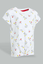 تنزيل الصورة على معرض الصور، Redtag-White-Aop-Fashion-Tee-Colour:White,-Filter:Infant-Girls-(3-to-24-Mths),-Infant-Girls-T-Shirts,-New-In,-New-In-ING,-Non-Sale,-S22B,-Section:Kidswear-Infant-Girls-3 to 24 Months