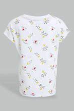 تنزيل الصورة على معرض الصور، Redtag-White-Aop-Fashion-Tee-Colour:White,-Filter:Infant-Girls-(3-to-24-Mths),-Infant-Girls-T-Shirts,-New-In,-New-In-ING,-Non-Sale,-S22B,-Section:Kidswear-Infant-Girls-3 to 24 Months