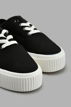 تنزيل الصورة على معرض الصور، Redtag-Black-Closed-Toe-Lace-Up-Mule-Lace-Up-Women's-