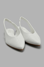 Load image into Gallery viewer, Redtag-White-Slingback-Slingbacks-Women's-
