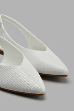 Load image into Gallery viewer, Redtag-White-Slingback-Slingbacks-Women's-