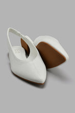Load image into Gallery viewer, Redtag-White-Slingback-Slingbacks-Women's-