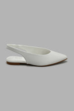 Load image into Gallery viewer, Redtag-White-Slingback-Slingbacks-Women's-