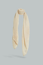 Load image into Gallery viewer, Redtag-Grey-Crinkled-Solid-Scarf-Scarves-Women-