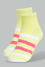 Load image into Gallery viewer, Redtag-Assorted-3Pk-Half-Terry-Sock-Full-Length-Socks-Girls-2 to 8 Years