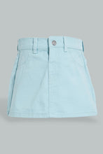 Load image into Gallery viewer, Redtag-Sky-Blue-Mock-Pocket-Plain-Skirt-Colour:Sky-Blue,-Filter:Infant-Girls-(3-to-24-Mths),-Infant-Girls-Skirts,-New-In,-New-In-ING,-Non-Sale,-S22B,-Section:Kidswear,-TBL-Infant-Girls-3 to 24 Months