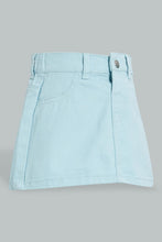 Load image into Gallery viewer, Redtag-Sky-Blue-Mock-Pocket-Plain-Skirt-Colour:Sky-Blue,-Filter:Infant-Girls-(3-to-24-Mths),-Infant-Girls-Skirts,-New-In,-New-In-ING,-Non-Sale,-S22B,-Section:Kidswear,-TBL-Infant-Girls-3 to 24 Months
