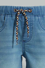 Load image into Gallery viewer, Redtag-Light-Wash-Knit-Short-Character,-Colour:Light-Wash,-Filter:Infant-Boys-(3-to-24-Mths),-Infant-Boys-Shorts,-New-In,-New-In-INB,-Non-Sale,-S22B,-Section:Kidswear,-TBL-Infant-Boys-3 to 24 Months