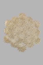 تنزيل الصورة على معرض الصور، Redtag-Gold-Floral-Shape-Placemat-Placemats-Home-Dining-