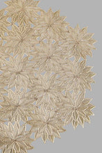 تنزيل الصورة على معرض الصور، Redtag-Gold-Floral-Shape-Placemat-Placemats-Home-Dining-