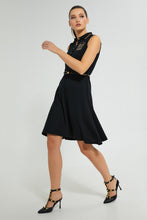 تنزيل الصورة على معرض الصور، Redtag-Black-Polo-Dress-Dresses-Women's-0