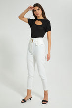 تنزيل الصورة على معرض الصور، Redtag-Front-Neck-Cut-Out-Bodysuit-Tops-Women's-