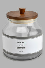 تنزيل الصورة على معرض الصور، Redtag-Clear-Glass-Canister-With-Wooden-Lid-(Medium)-Colour:Clear,-Filter:Home-Dining,-HMW-DIN-Storage,-New-In,-New-In-HMW-DIN,-Non-Sale,-S22A,-Section:Homewares-Home-Dining-