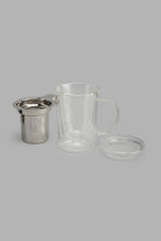 Load image into Gallery viewer, Redtag-Clear-Double-Wall-Glass-Tea-Cup-With-Filter-Tea-Cups-Home-Dining-