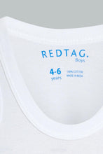 Load image into Gallery viewer, Redtag-White-3-Pack-Vest-Basic-365,-Boys-Vests,-Colour:White,-ESS,-Filter:Boys-(2-to-8-Yrs),-New-In,-New-In-BOY,-Non-Sale,-Section:Kidswear-Boys-2 to 8 Years