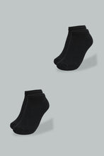 Load image into Gallery viewer, Redtag-Black-Gsr-2Pcs-Ankle-Socks-365,-Colour:Black,-Filter:Senior-Girls-(9-to-14-Yrs),-GSR-Socks,-New-In,-New-In-GSR,-Non-Sale,-Section:Kidswear-Senior-Girls-9 to 14 Years