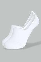 Load image into Gallery viewer, Redtag-White-Gsr-2Pcs-Invisible-Socks-Ankle-Length-Senior-Girls-9 to 14 Years