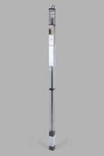 Load image into Gallery viewer, Redtag-Silver-Satin-Finish-Extendable-Sinlge-Curtain-Rod-With-Crystal-Finial-Curtain-Rods-Home-Bedroom-
