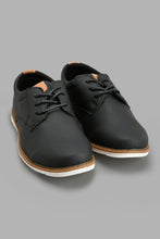 Load image into Gallery viewer, Redtag-Black-Lace-Up-Derby-Derby-Boys-3 to 5 Years