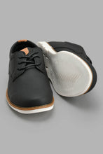 Load image into Gallery viewer, Redtag-Black-Lace-Up-Derby-Derby-Boys-3 to 5 Years
