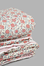 Load image into Gallery viewer, Redtag-Pink-Floral-Print-6-Piece-Comforter-Set-(Double-Size)-Comforters-Home-Bedroom-