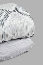 Load image into Gallery viewer, Redtag-Grey-Geometric-Print-6-Piece-Comforter-Set-(Double-Size)-Comforters-Home-Bedroom-