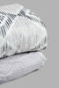 Redtag-Grey-Geometric-Print-6-Piece-Comforter-Set-(Double-Size)-Comforters-Home-Bedroom-