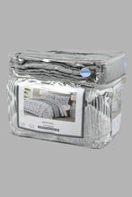 Load image into Gallery viewer, Redtag-Grey-Geometric-Print-6-Piece-Comforter-Set-(Double-Size)-Comforters-Home-Bedroom-