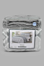 Load image into Gallery viewer, Redtag-Grey-Geometric-Print-6-Piece-Comforter-Set-(Double-Size)-Comforters-Home-Bedroom-