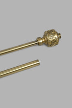 Load image into Gallery viewer, Redtag-Bronze-Satin-Finish-Extendable-Single-Curtain-Rod-With--Finial-Single-Rods-Home-Bedroom-